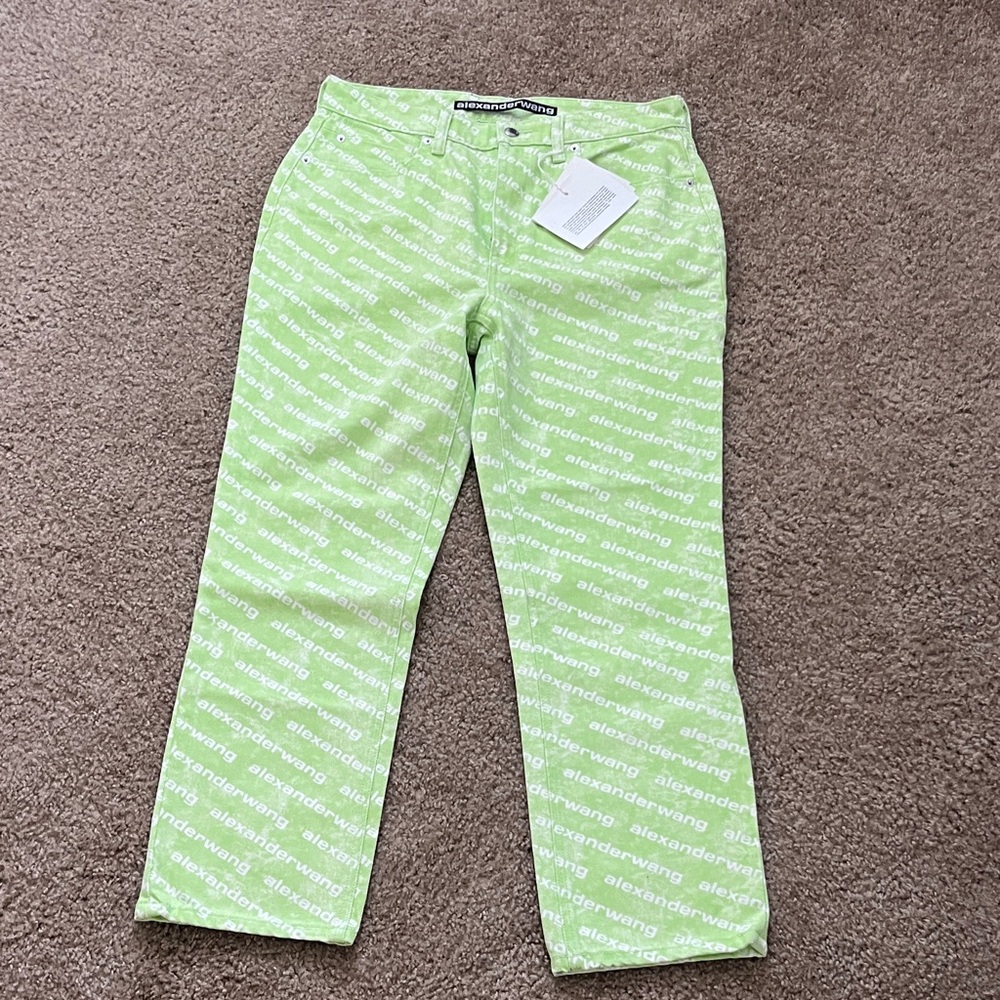 Alexander Wang Logo Jeans